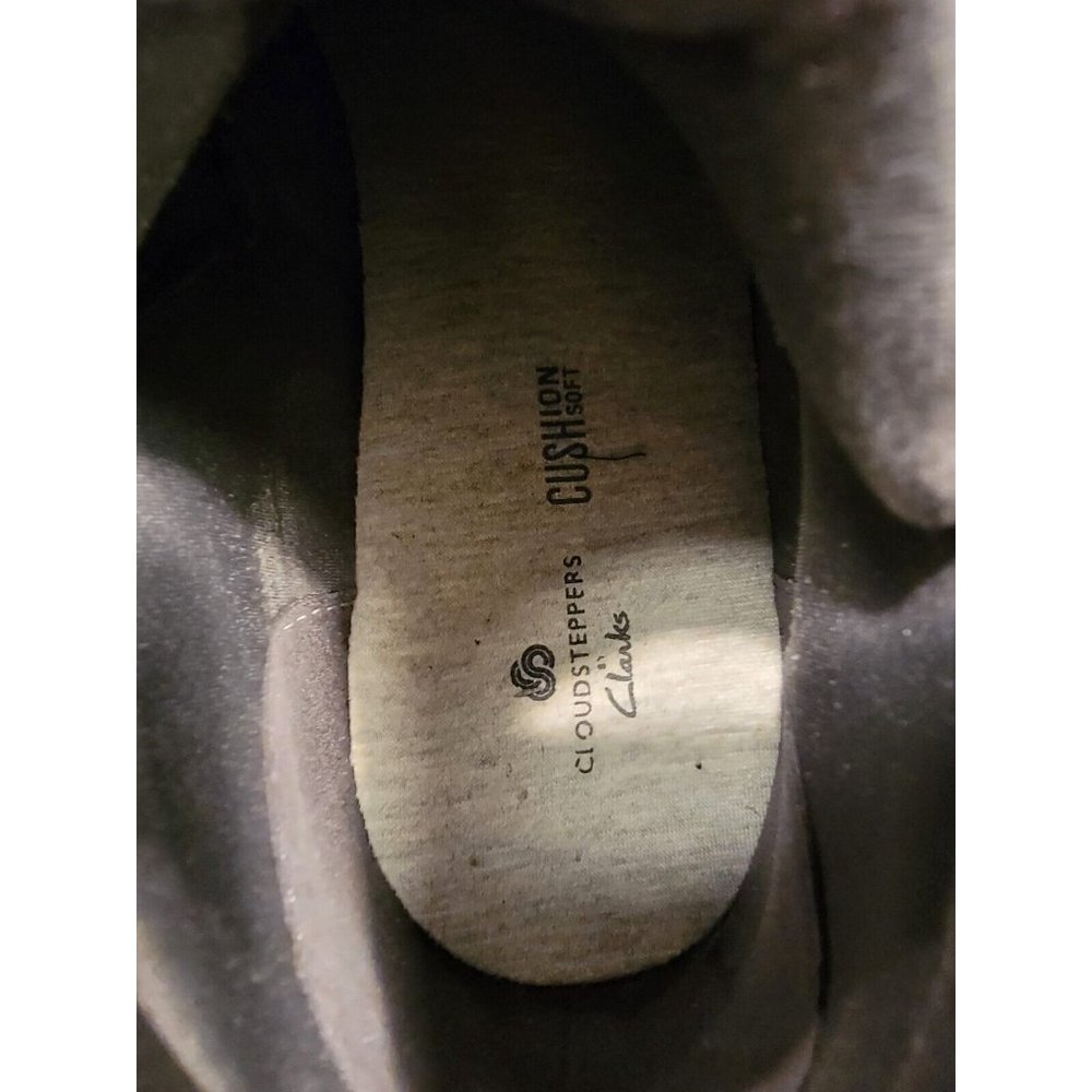 Clarks Cloudsteppers Size 9 Womens Shoes Gray Zip Up Booties - Picture 5 of 6